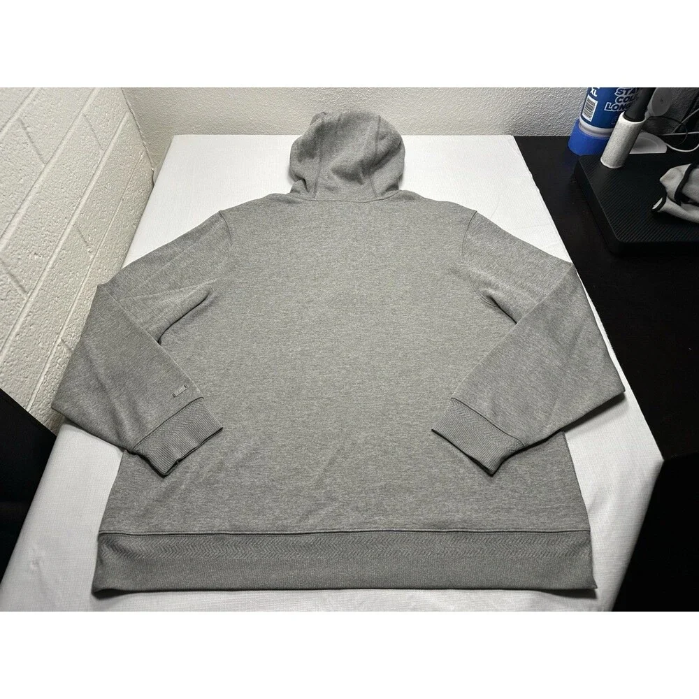 Nike Dri-Fit Golf 1/4 Zip Hooded Pullover Size XL Heathered Grey DN1906-003